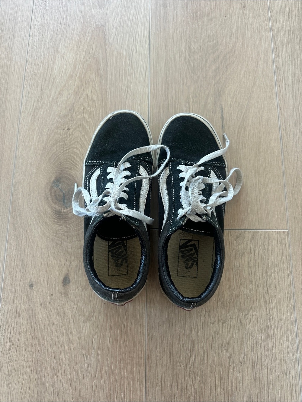 Vans Black and White Old Skool Skate Sneakers